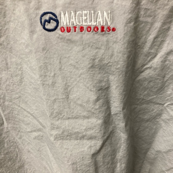 Men’s Short sleeve button up Magellan fishing shirt. Light gray. Size XL - Picture 4 of 5